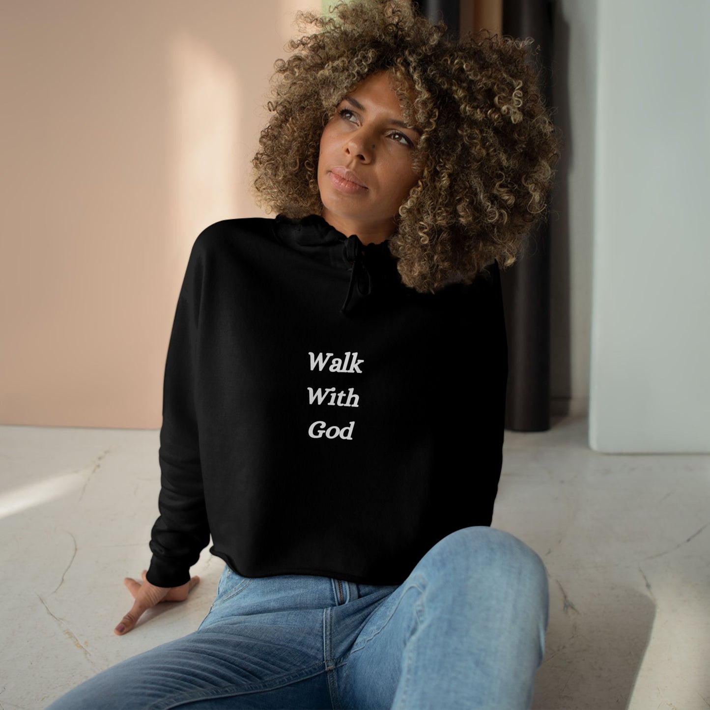 'Walk With God' + 'DYNSTY' Crop Hoodie