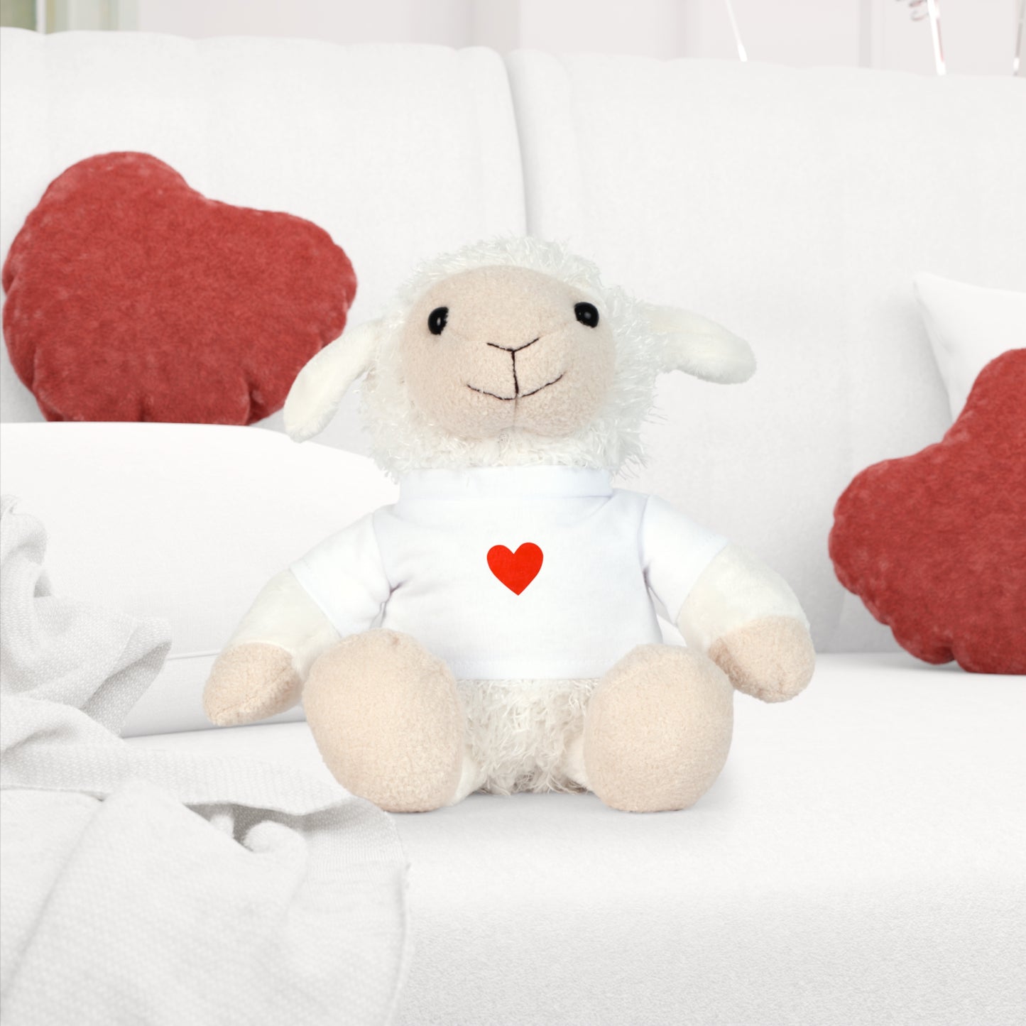 Heart T-Shirt plushie for Valentine's Day