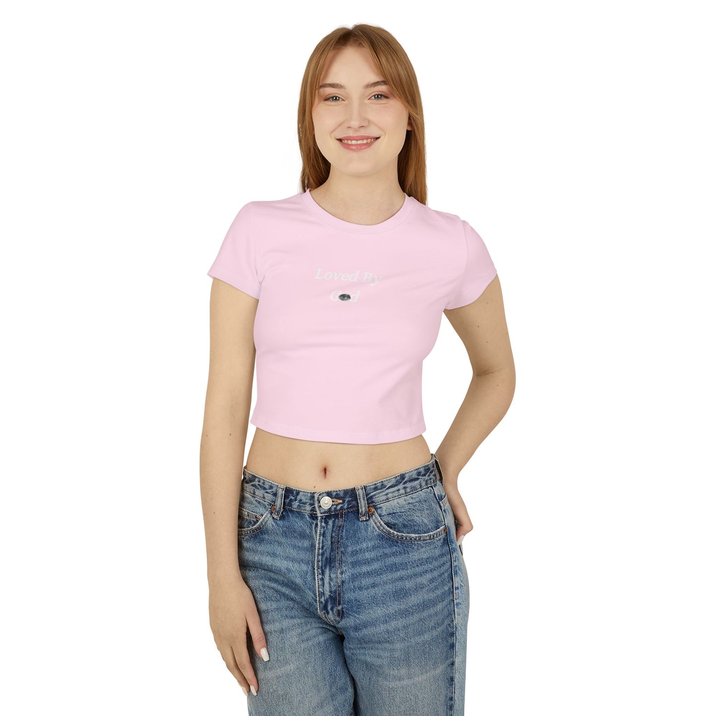 Loved By God Women's Crop top – Faith-Inspired Casual Wear