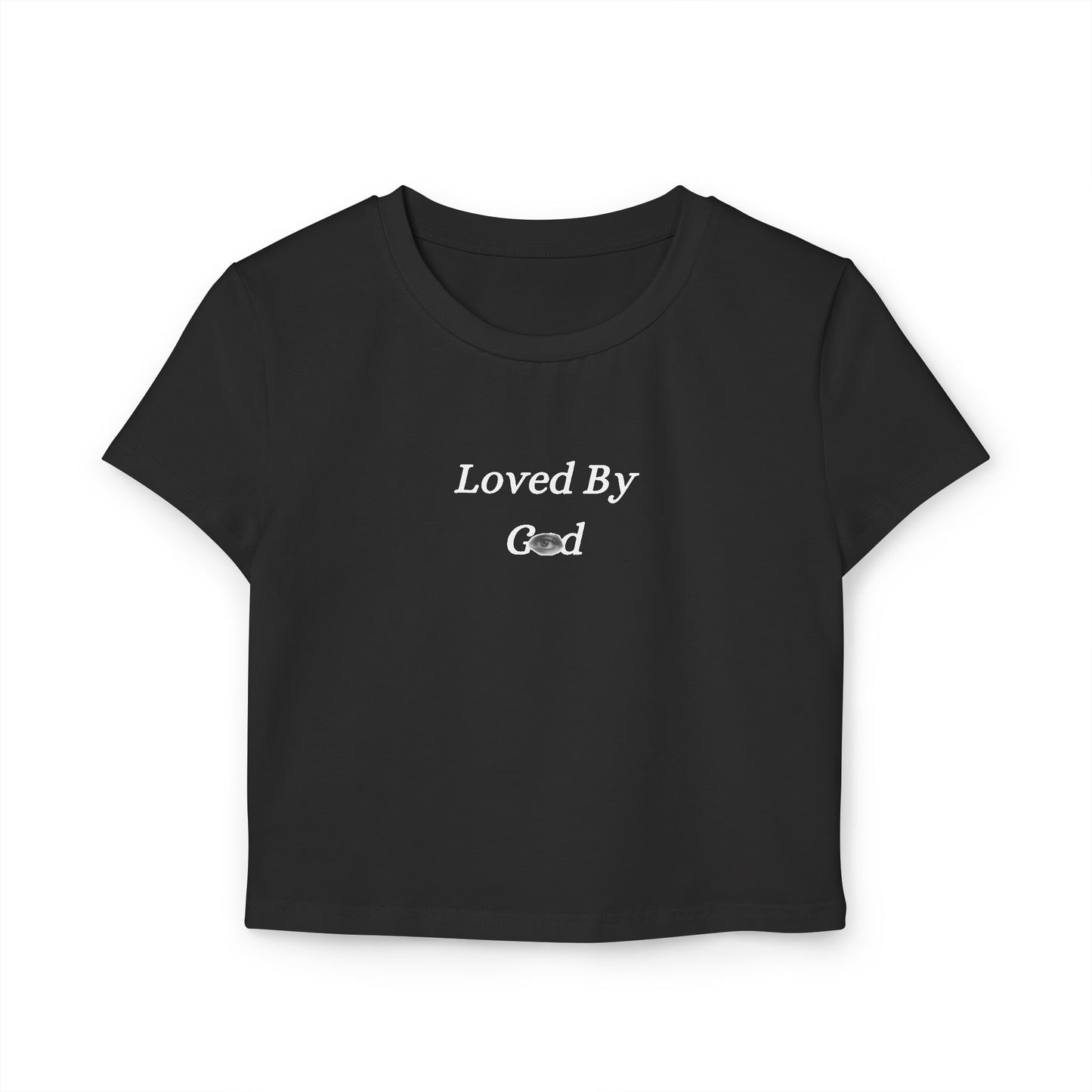 Loved By God Women's Crop top – Faith-Inspired Casual Wear