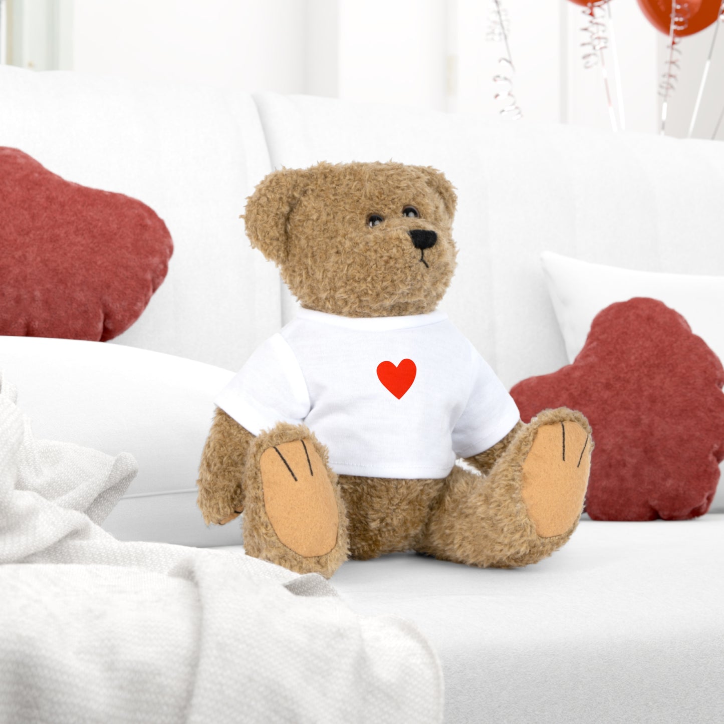 Heart T-Shirt plushie for Valentine's Day