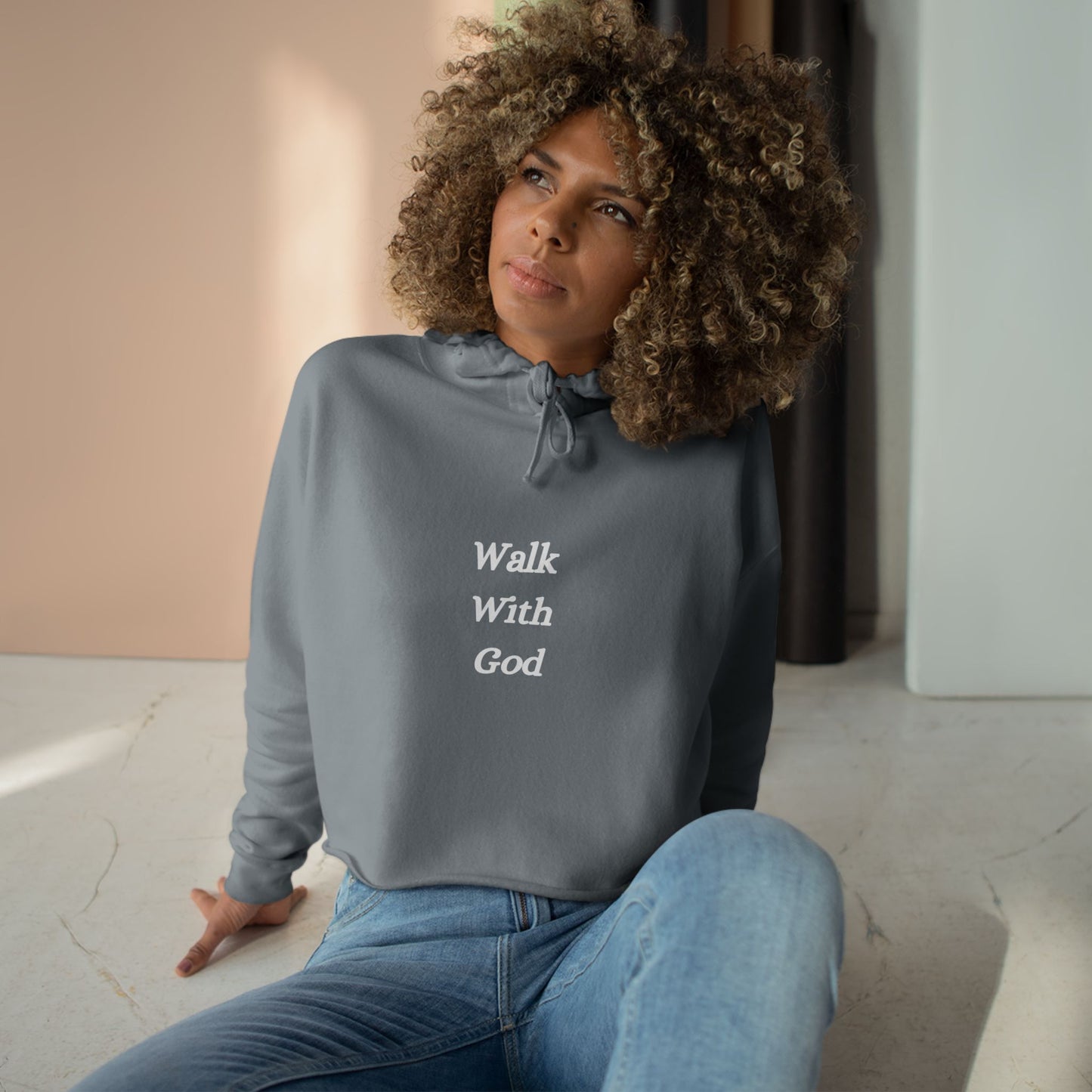 'Walk With God' + 'DYNSTY' Crop Hoodie