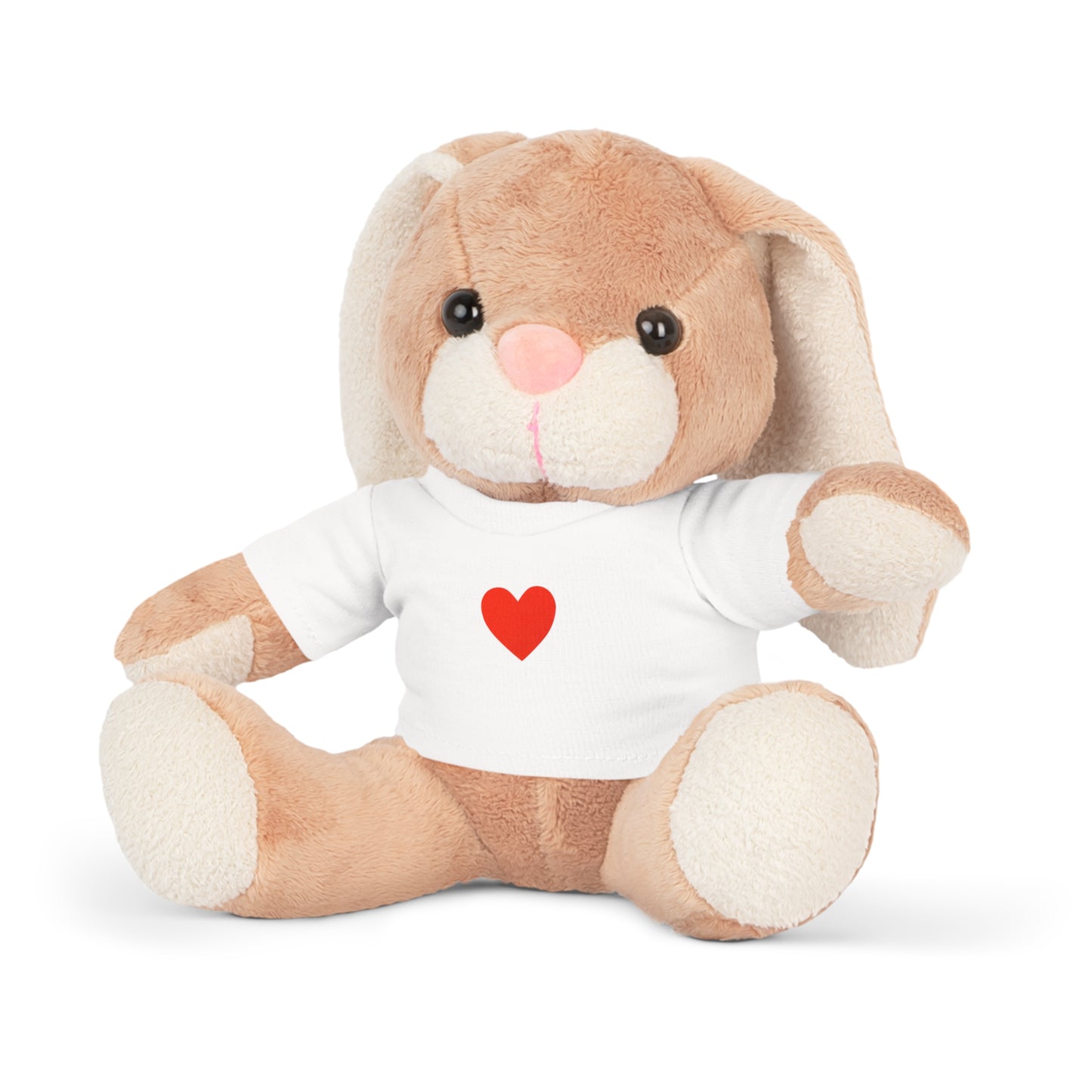 Heart T-Shirt plushie for Valentine's Day